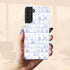 Custom Initials Toile Bookshelf Floral Galaxy Case